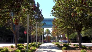 Googleplex binaları, Google 'ın merkez kompleksi ve ana şirketi Alphabet in Mountain View, California, Usa, takriben Ekim 2018