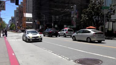 San Francisco, California, Usa 'daki sokak sahnesi, Haziran 2018 dolaylarında.