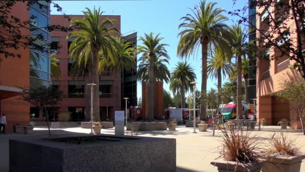 Edificios Del Googleplex Complejo Oficinas Centrales Google Empresa Matriz Alphabet — Vídeo de stock