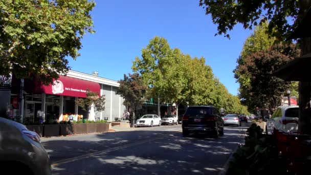 Castro Street Mountain View California Usa October 2018 — 图库视频影像