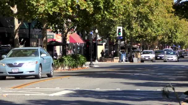 Castro Street Mountain View California Usa Circa October 2018 — Stock Video