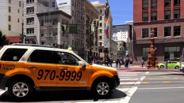 Street Scene San Francisco California Egyesült Államok Június 2018 — Stock videók