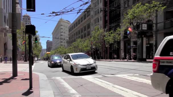 Street Scene San Francisco Καλιφόρνια Usa Περίπου Ιούνιος 2018 — Αρχείο Βίντεο