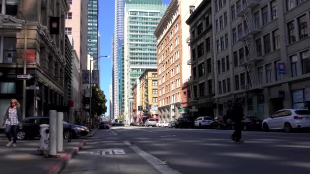 Scène Rue San Francisco Californie États Unis Vers Juin 2018 — Video