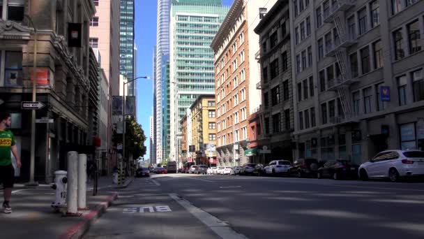 Scène Rue San Francisco Californie États Unis Vers Juin 2018 — Video