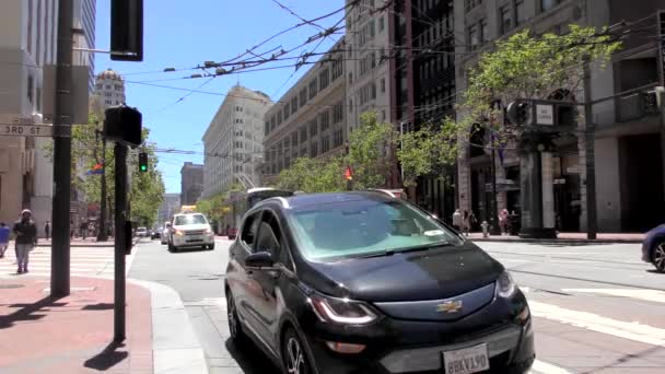 Street Scene San Francisco California Usa Circa June 2018 — Stock Video