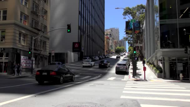 Уличная Сцена Сан Франциско Калифорния Сша Около Июня 2018 Года — стоковое видео