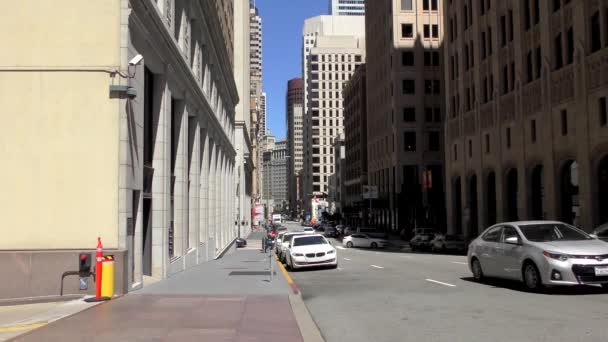 Scène Rue Centre Ville San Francisco Californie Vers Octobre 2018 — Video