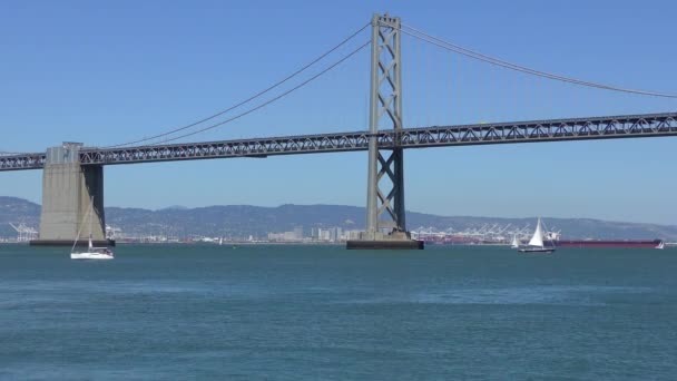 Bay Bridge San Francisco Californie États Unis Vers Mai 2017 — Video