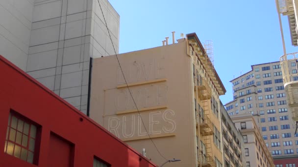 San Francisco Abd Haziran 2018 San Francisco Şehir Merkezindeki Binalar — Stok video
