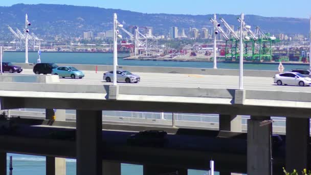 Puente Bahía San Francisco California Alrededor Mayo 2017 — Vídeo de stock