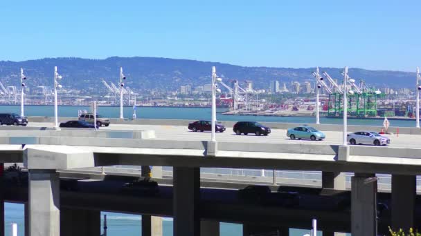 Puente Bahía San Francisco California Alrededor Mayo 2017 — Vídeo de stock