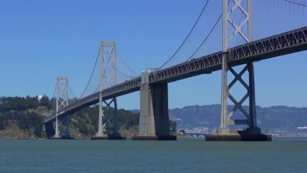 Bay Bridge San Francisco Kalifornien Usa Maj 2017 — Stockvideo