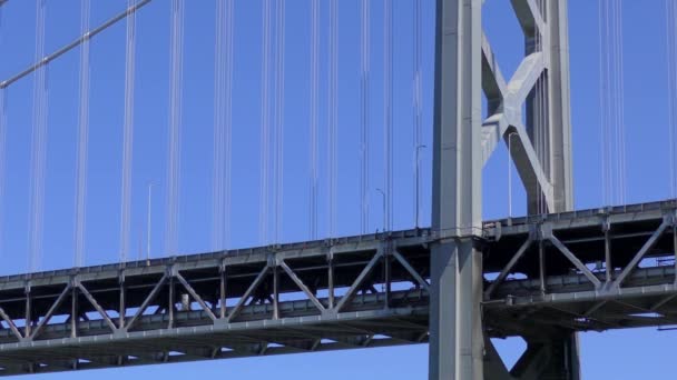 Мост Бэй Сан Франциско Калифорния Сша Около Мая 2017 Года — стоковое видео