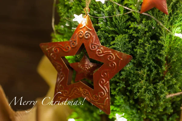 Decoração Natal Para Temporada Advento — Fotografia de Stock