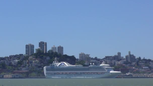 Skyline San Francisco Vue Treasure Island San Francisco Californie Usa — Video