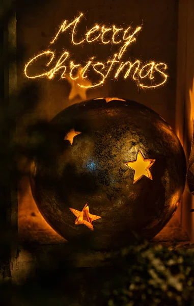 Decoração Natal Para Temporada Advento — Fotografia de Stock