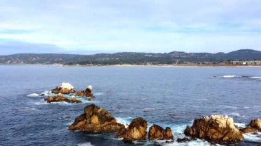 Doğal Rezerv Noktası Lobos, Kaliforniya 'da bir yerlerde doğa manzarasının muhteşem görüntüleri.