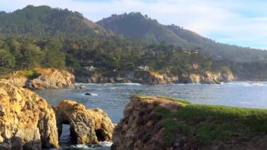 Pasifik Okyanusu Point Lobos Eyaleti Doğal Rezervi, Kaliforniya, ABD. Point Lobos koruma alanları çok çeşitli balıklara, omurgasızlara, kuşlara ve deniz memelilerine barınak sağlar.