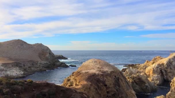 Pacific Ocean Point Lobos State Natural Reserve Califórnia Estados Unidos — Vídeo de Stock