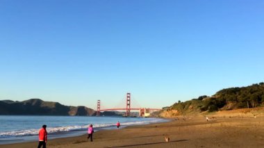Golden Gate Köprüsü Baker Sahili, San Francisco, California, Usa, 2018