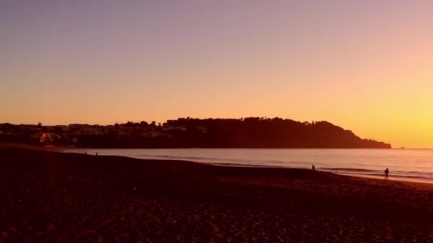 Golden Gate Bridge Baker Beach Coucher Soleil San Francisco Californie — Video