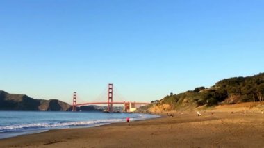 Golden Gate Köprüsü Baker Sahili, San Francisco, California, Usa, 2015
