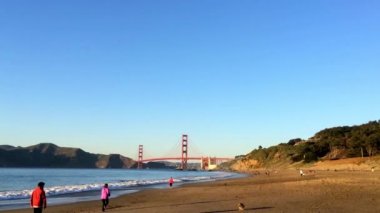 Golden Gate Köprüsü Baker Sahili, San Francisco, California, Usa, 2015
