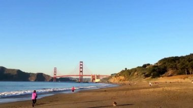 Golden Gate Köprüsü Baker Sahili, San Francisco, California, Usa, 2015