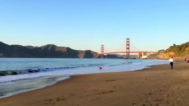 Golden Gate Köprüsü Baker Sahili, San Francisco, California, Usa, 2015