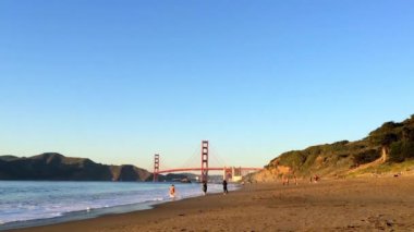 Golden Gate Köprüsü Baker Sahili, San Francisco, California, Usa, 2015