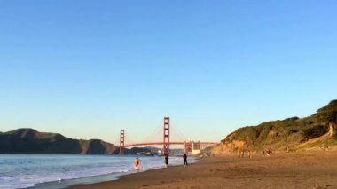 Golden Gate Köprüsü Baker Sahili, San Francisco, California, Usa, 2015