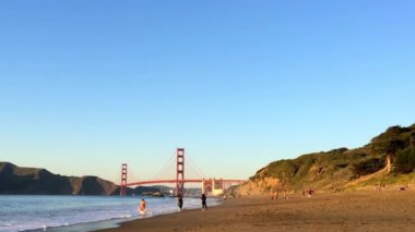 Golden Gate Köprüsü Baker Sahili, San Francisco, California, Usa, 2015