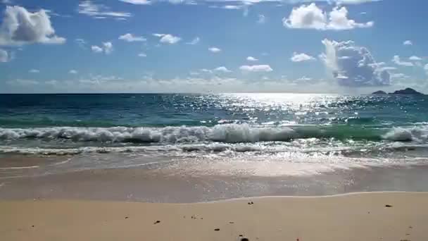 Indiska Oceanen Seychellerna Landet 115 Öar Vars Huvudstad Victoria Ligger — Stockvideo