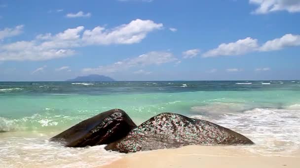 Oceano Indiano Alle Isole Seychelles Est Dell Africa Orientale Continentale — Video Stock