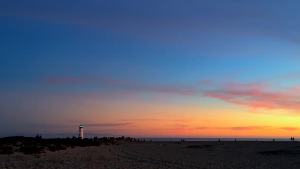 Coucher Soleil Port Santa Cruz Sur Nord Baie Monterey Dans — Video