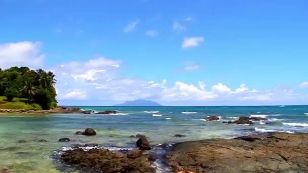 Océano Índico Las Islas Seychelles País 115 Islas Cuya Capital — Vídeo de stock