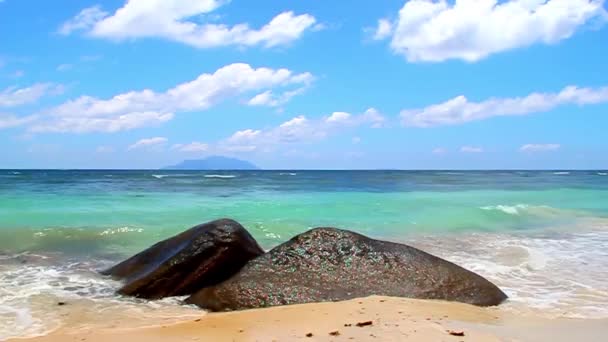 Océan Indien Aux Seychelles Pays 115 Îles Dont Capitale Est — Video