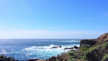Doğal Rezerv Noktası Lobos, Kaliforniya 'da bir yerlerde doğa manzarasının muhteşem görüntüleri.