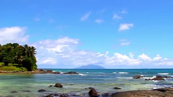 Samudera Hindia Kepulauan Seychelles Negara 115 Pulau Yang Ibukotanya Adalah — Stok Video