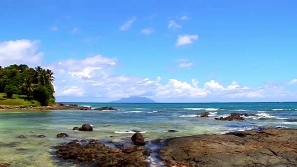 Oceano Indiano Alle Isole Seychelles 115 Isola Paese Cui Capitale — Video Stock