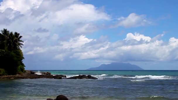 Oceano Indiano Alle Isole Seychelles Est Dell Africa Orientale Continentale — Video Stock