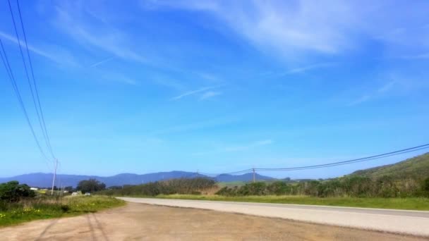 Highway One Big Sur Area California Usa — Stock video