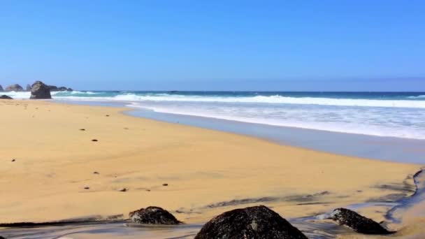 Pacific Ocean Garrapata State Park California Central Coast Usa 2018 — Stock video