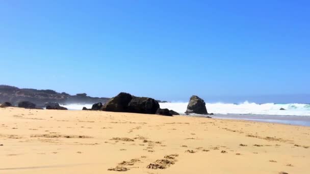 Pacific Ocean Garrapata State Park Κατά Μήκος Της Κεντρικής Ακτής — Αρχείο Βίντεο