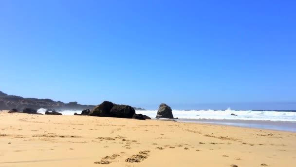 Pacific Ocean Garrapata State Park Κατά Μήκος Της Κεντρικής Ακτής — Αρχείο Βίντεο