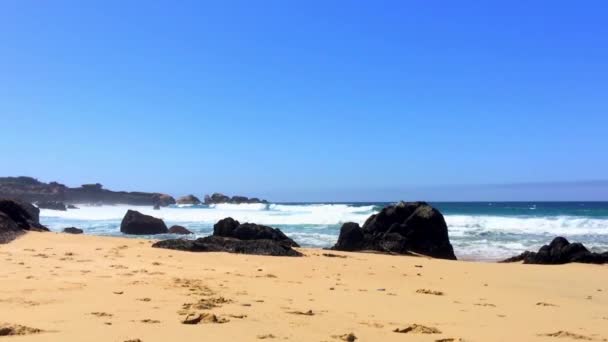 Pacific Ocean Garrapata State Park California Central Coast Usa 2018 — Stock video