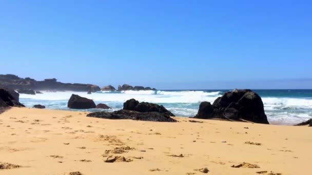 Pacific Ocean Garrapata State Park Κατά Μήκος Της Κεντρικής Ακτής — Αρχείο Βίντεο