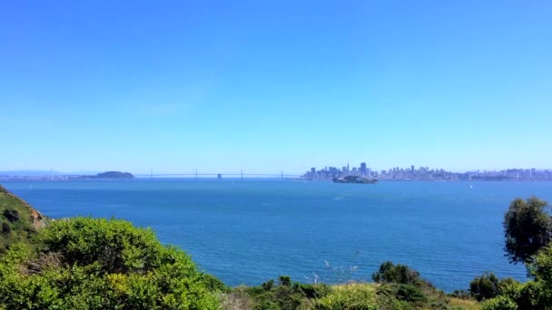 Bay Bridge San Francisco Californië Verenigde Staten — Stockvideo