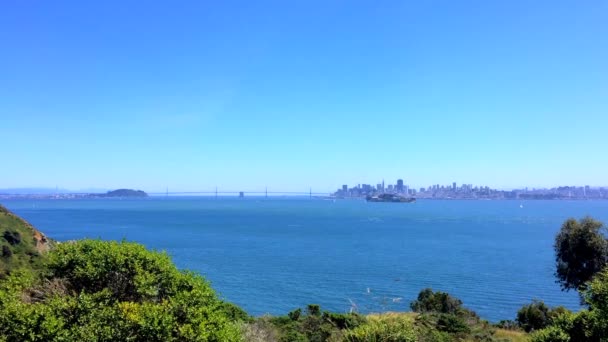 Most San Francisco Kalifornia Usa — Wideo stockowe